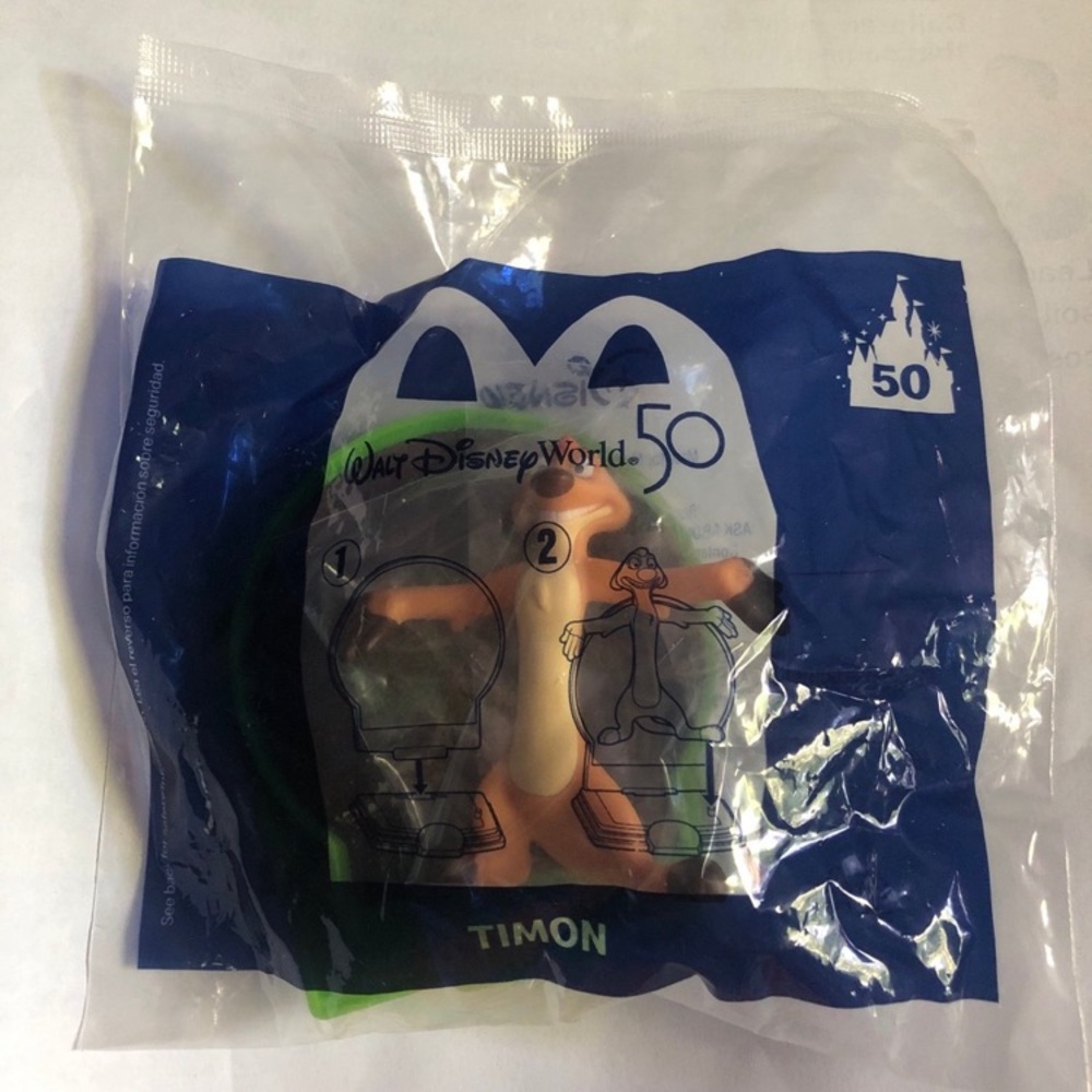 New Disney celebration McDonald’s toys- Timon #50 and pumbaa #46